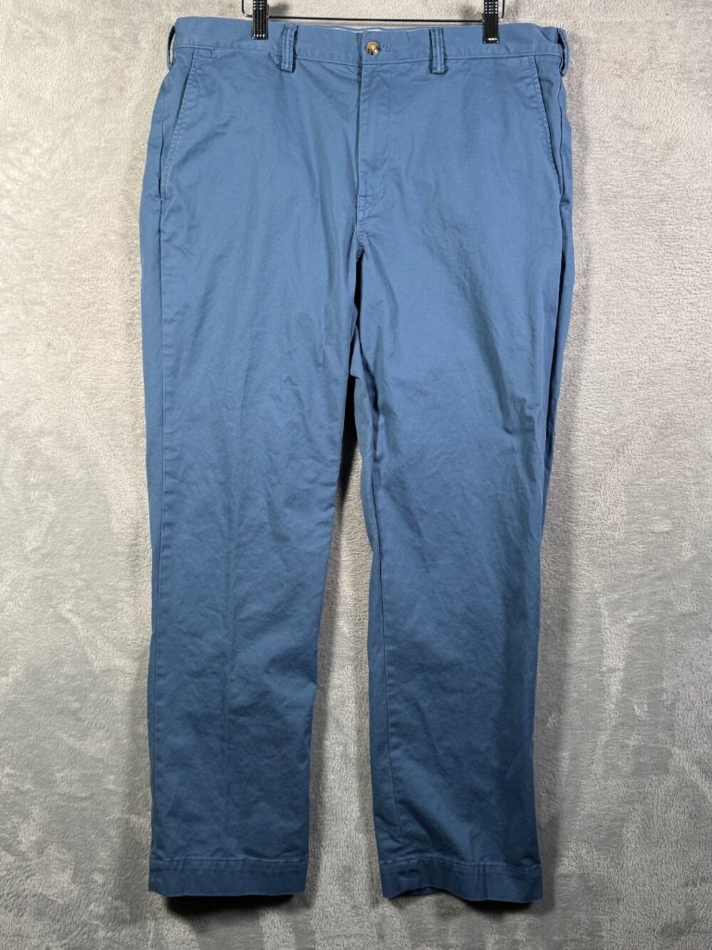 Polo Ralph Lauren Pants Mens 36x30 Blue The Bedford Stretch Chinos Flat Front